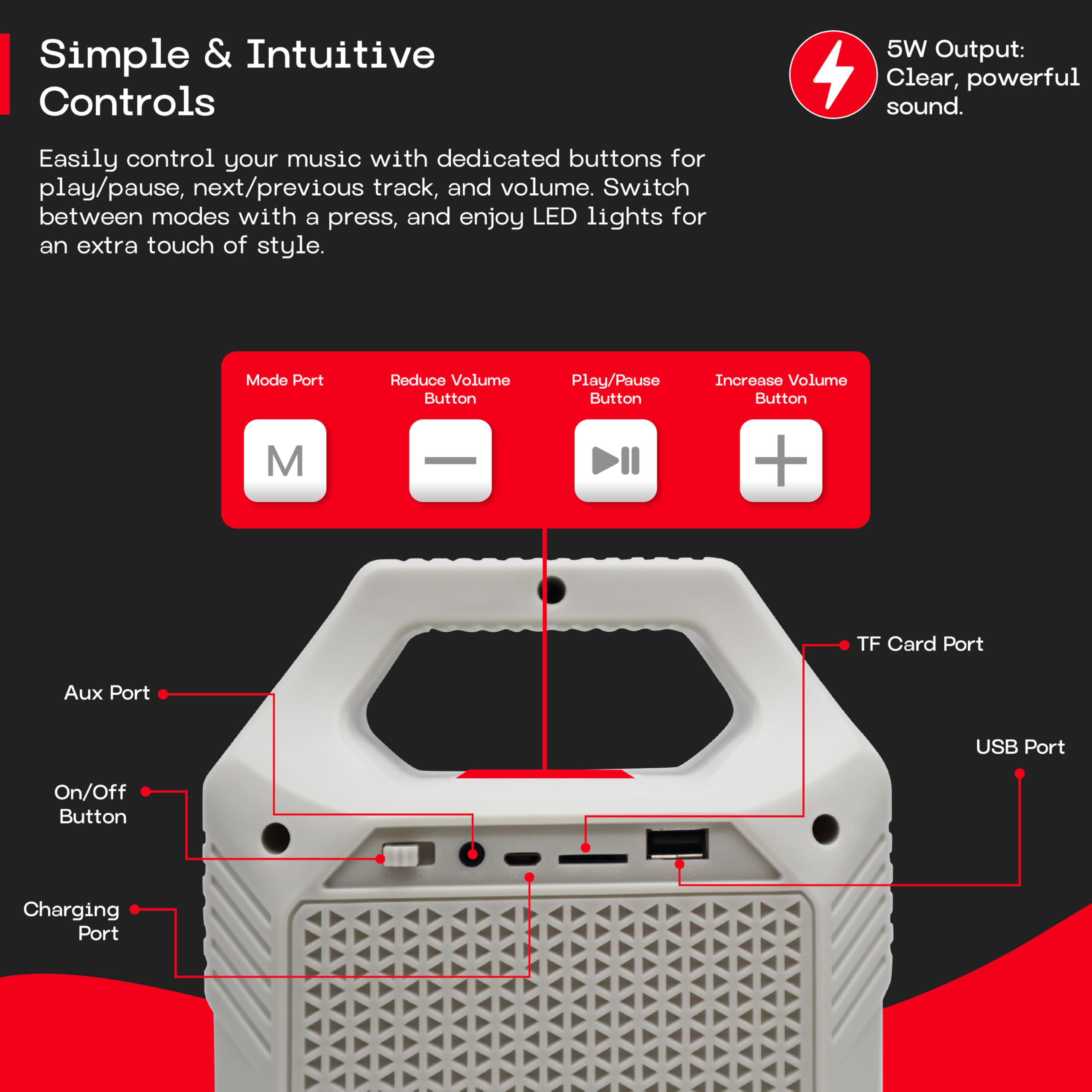 Amazon.com: Diet Coke Portable Bluetooth 5.4 Speaker with Handle